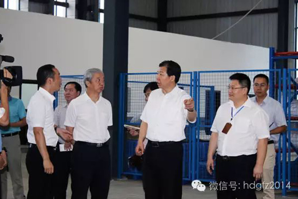 助力株洲新材料產(chǎn)業(yè)發(fā)展，省、市領(lǐng)導(dǎo)蒞臨宏大指導(dǎo)
